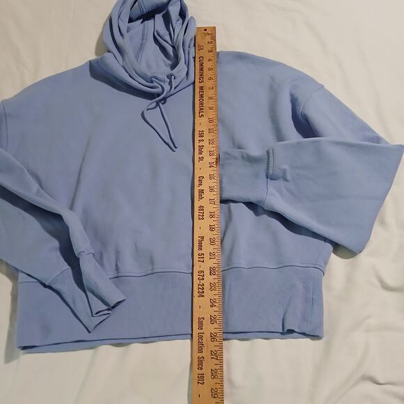 OLD NAVY Active Dynamic Fleece Women's XL Periwinkle Hooded Sweatshirt - Picture 10 of 12